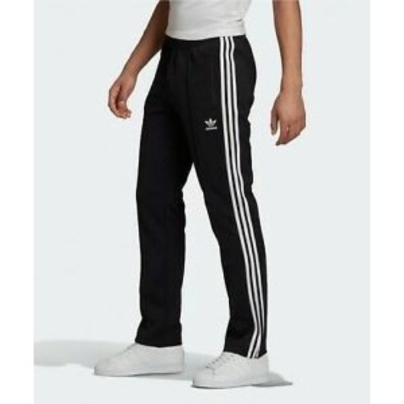 adidas Other - Adidas | Sweatpants Black w/ White Stripes Size Medium